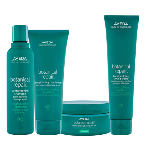 Aveda Botanical Repair Strengthening Shampoo 200ml Conditioner 200ml Masque 200ml Styling Creme 150ml