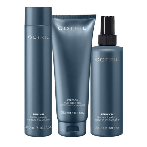 Cotril Freedom Shampoo 300ml Conditioner 250ml Leave-In 200ml
