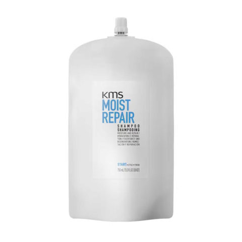 KMS Moist Repair Shampoo Pouch 750ml - recharge shampooing hydratant
