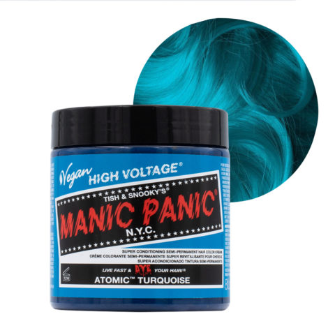 Manic Panic Classic High Voltage Atomic Turquoise 237ml - Crème Colorante Semi-Permanente