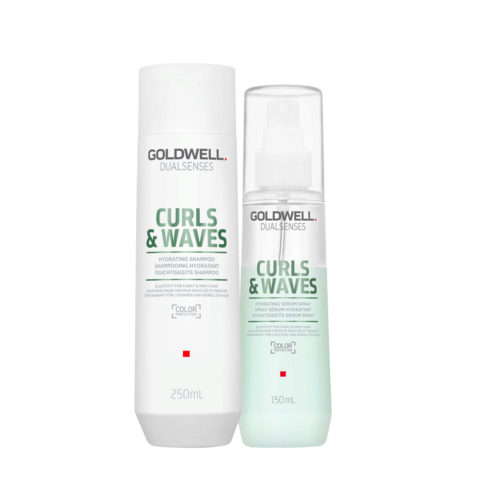 Dualsenses Curls & Waves Hydrating Shampoo 250ml Serum Spray 150ml