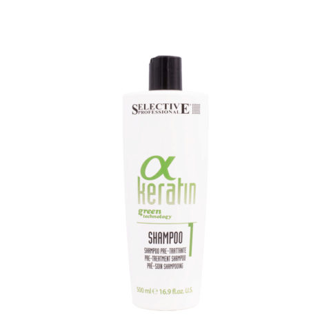 Selective Professional α Keratin Pre-Treatment 500ml - shampooing purifiant de prétraitement