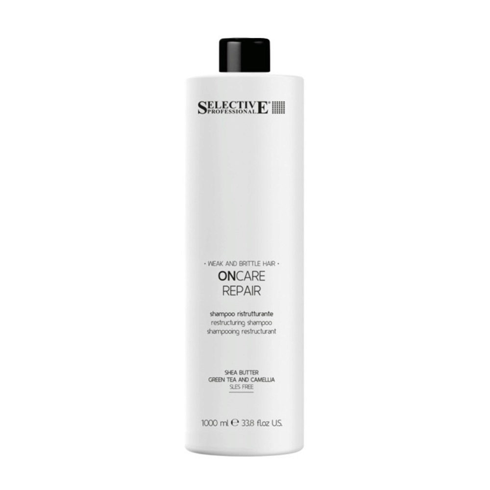 Selective Professional On Care Repair Shampoo 1000ml - shampooing restructurant pour cheveux abîmés