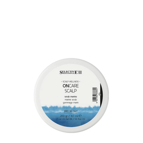 Selective Professional Scalp Marine Scrub 167ml - gommage détoxifiant pour cuirs chevelus asphyxiés