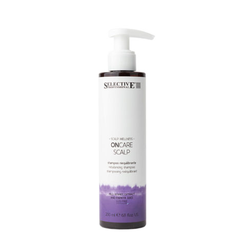 Selective Professional On Care Scalp Rebalancing Shampoo 200ml - shampooing pour cuir chevelu avec excès de sébum
