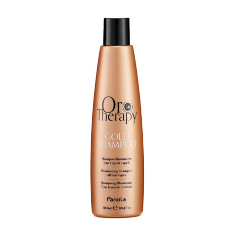 Fanola Oro Therapy Oro Puro Gold Shampoo 300ml - shampooing illuminateur