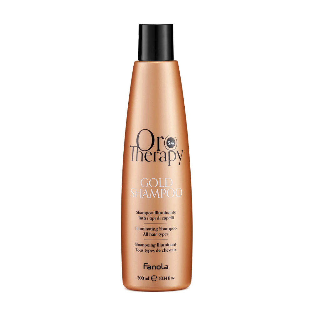 Fanola Oro Therapy Oro Puro Gold Shampoo 300ml - shampooing illuminateur