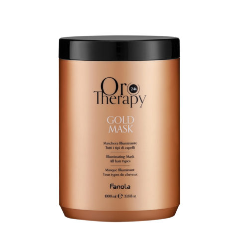 Fanola Oro Therapy Oro Puro Gold Mask 1000ml - masque illuminateur