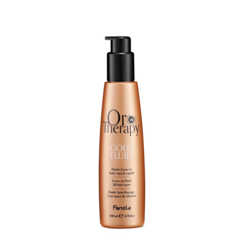 Fanola Oro Therapy Oro Puro Gold Leave-In Fluid 100ml - fluide illuminateur sans rinçage