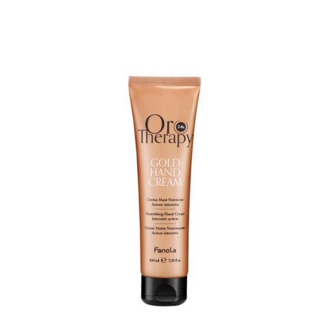 Fanola Oro Therapy Oro Puro Gold Hand Cream 100ml - crème pour les mains nourrissante