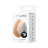 Lussoni Makeup Sponges 3pz - éponges de maquillage en forme de goutte