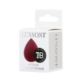 Lussoni Make Up Burgundy Raindrop Medium Sponge - éponge de maquillage moyenne en forme de goutte 