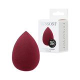 Lussoni Make Up Burgundy Raindrop Sponge - éponge de maquillage en forme de goutte 