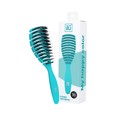 Ilū Easy Detangling Hair Brush Ocean Blue - brosse démêlante