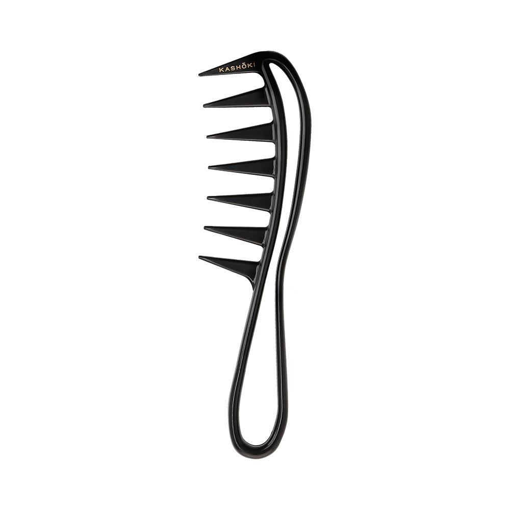 Kashōki Hair Comb Handle Detangling Comb 429 - peigne cheveux bouclés
