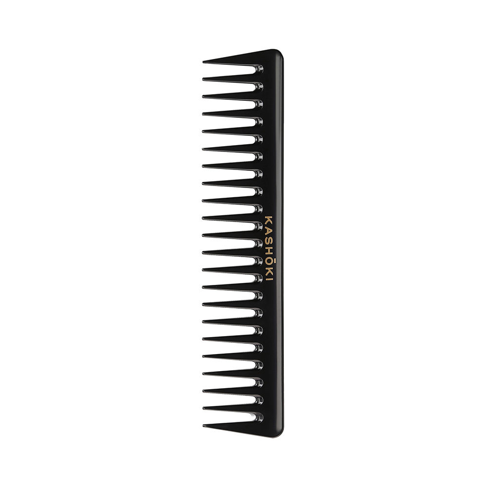 Kashōki Widely Teeth Detangling Hair Comb 399 - peigne pour cheveux bouclés