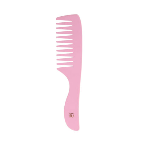 Ilū Bamboom Hair Comb Pink Flamingo - peigne à dents larges