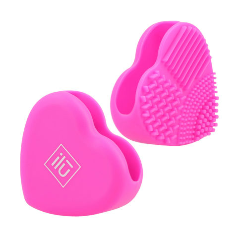 Ilū Make Up Brush Cleaner Hot Pink  - tapis de nettoyage des pinceaux