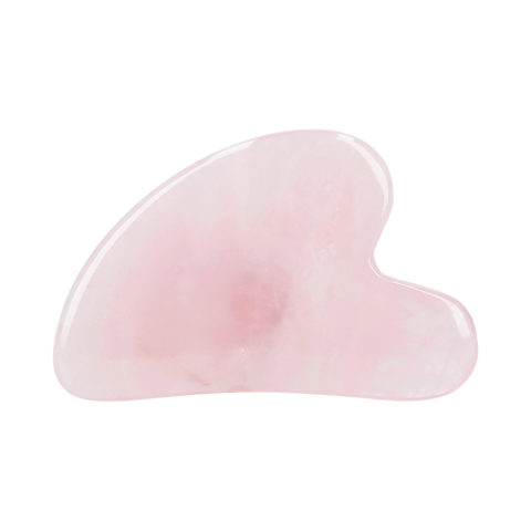 Ilū Make Up Rose Quartz Gua Sha Stone  - ghua sha pierre de quartz rose