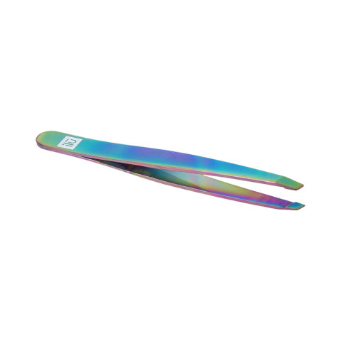 Ilū Make Up Tweezers Slant Rainbow - pinces à épiler