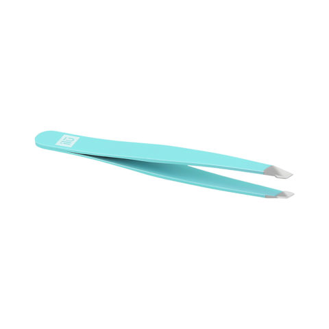 Ilū Make Up Tweezers Slant Turquoise - pinces à épiler