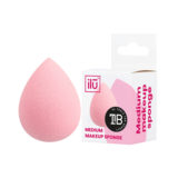 Ilū Make Up Raindrop Sponge Medium Pink  - éponge de maquillage en forme de goutte