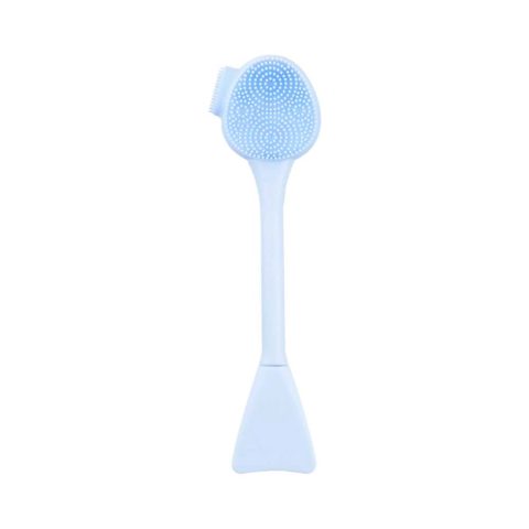 Skin Care Face Brush Blue - brosse silicone pour le visage