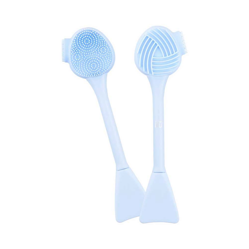 BROSSE SOUPLE BLEUE PASSAGE EAU 4 FACES