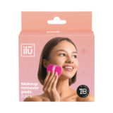 ilū Makeup Remover Pads Pink 3 pz - coussinets démaquillants réutilisables