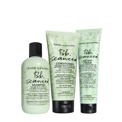 Bb. Seaweed Shampoo 200ml Conditioner 200ml Air Dry Cream 150ml