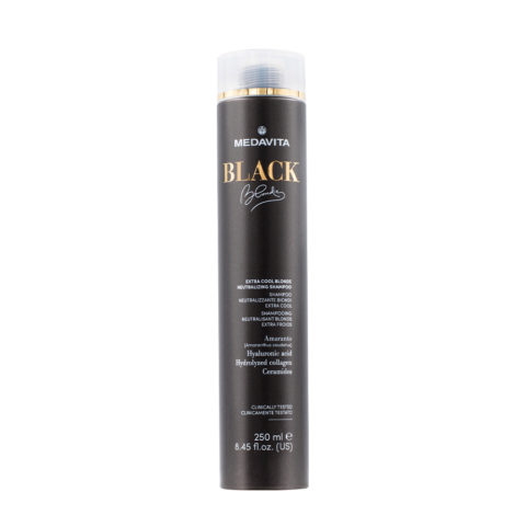 lunghezze Blondie Black Extra Cool Blonde Neutralizing Shampoo 250ml - shampooing neutralisant blond extra cool