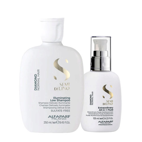 Semi Di Lino Diamond Illuminating Shampoo 250ml All-In-1 Fluid 125ml