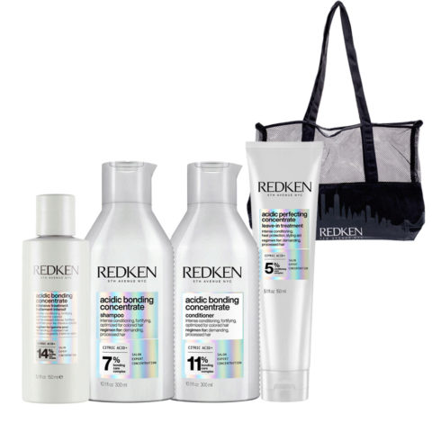 Redken ABC Pre Treatment 150ml Shampoo 300ml Conditioner 300ml Leave-in 150ml + Shopper Bag Gratuit
