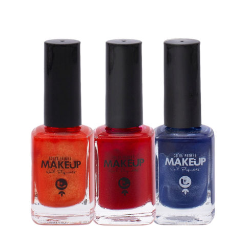 Tecna Vernis à ongles 3RH Orange Rouge 12ml Rouge Vif 12ml Blue 12ml