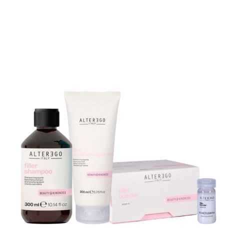 Filler Shampoo 300ml Cream 300ml Booster 12x10ml