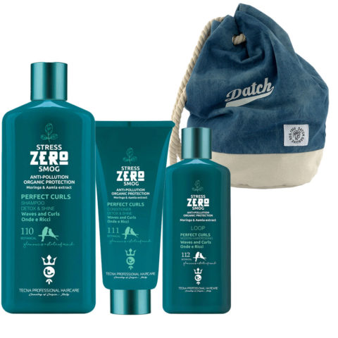Tecna Zero Perfect Curls Shampoo 400ml Conditioner 200ml Curls Loop 200ml Tecna Sac à Dos