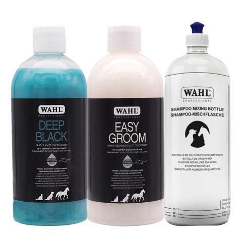 Pro Pet Deep Black Shampoo 500ml Easy Groom Conditioner 500ml Shampoo Mixing Bottle