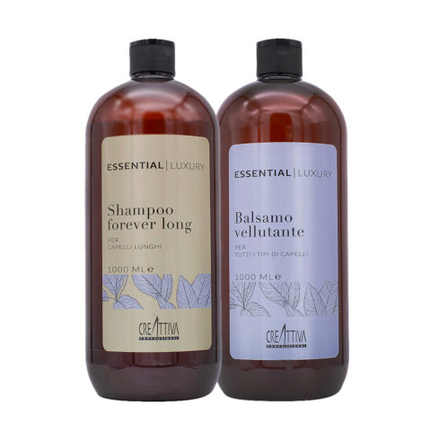 Essential Luxury Shampoo Forever Long 1000ml Balsamo Vellutante 1000ml