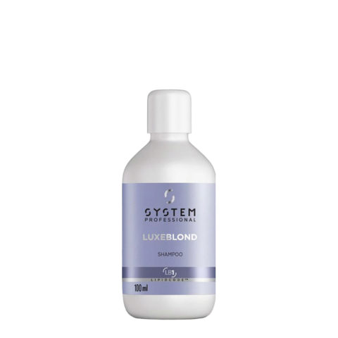 System Professional LuxeBlond Shampoo 100ml - shampooing pour cheveux blonds