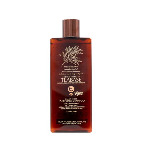 Tecna Teabase Aromatherapy Purifying Shampoo 250ml - shampoing pour cheveux et cuir chevelu gras