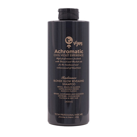 Tecna Achromatic Blonde Glow Revealing Shampoo 400ml - shampoing anti-jaunissement