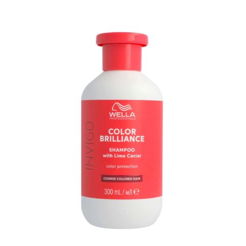 Wella Invigo Color Brilliance Coarse Color Protection Shampoo 300m - shampooing protecteur de couleur pour cheveux épais