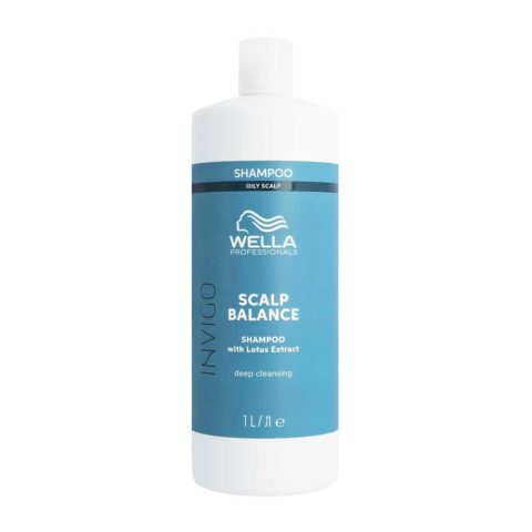 Wella Invigo Scalp Balance Pure Shampoo 1000ml - shampooing purifiant