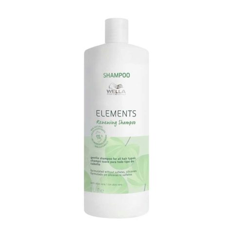 Wella New Elements Shampoo Renew 1000ml - shampooing régénérant
