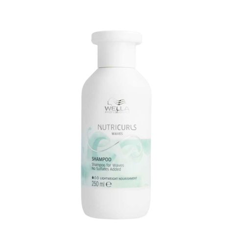 Wella Nutricurls Shampoo For Waves 250ml - shampoing pour cheveux ondulés