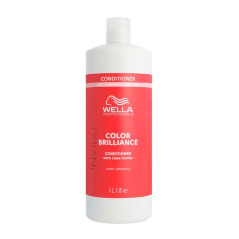 Wella Invigo Color Brilliance Fine Vibrant Color Conditioner 1000ml - après-shampooing pour cheveux normaux-fins