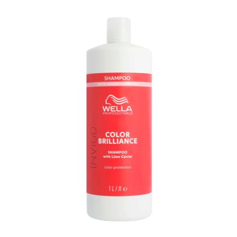 Wella Invigo Color Brilliance Fine Color Protection Shampoo 1000ml - shampooing pour cheveux normaux-fins