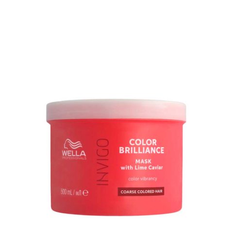 Wella Invigo Color Brilliance Coarse Vibrant Color Mask 500ml  - masque pour cheveux épais