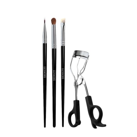 Lussoni Makeup Pro 506 Eye Liner Brush Precision Brush Eyebrow Brush Eyelash Curler