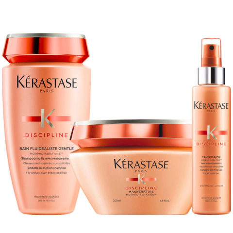 Kerastase Discipline Bain Fluidealiste Gentle 250ml Maskeratine 200ml Fluidissime 150ml